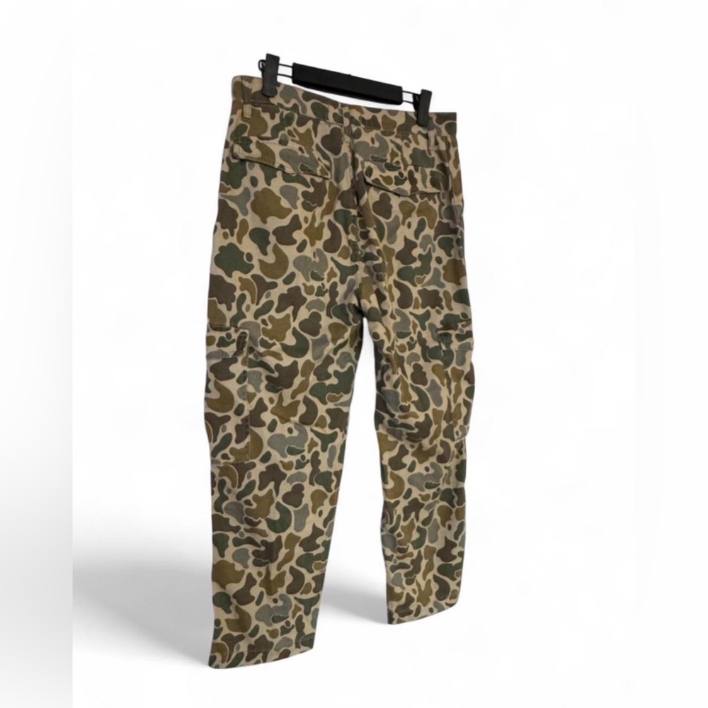 Madewell Camo Cargo Pants Womens 26 Utility Military Army Green Straight Leg - Picture 2 of 7